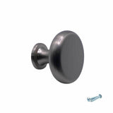 M4TEC Furniture Pull Knob – Brushed Brass, Chrome, Stainless Steel & Black Cabinet & Drawer Handle - Bedrooms Plus
