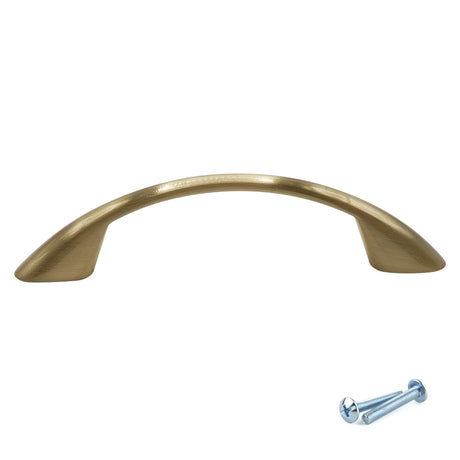 M4TEC Gold Bow Handle Door, Drawer & Cupboard VD6 series - Bedrooms Plus
