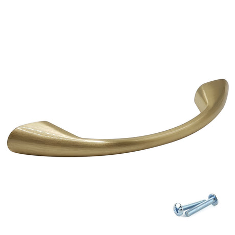 M4TEC Gold Bow Handle Door, Drawer & Cupboard VD6 series - Bedrooms Plus
