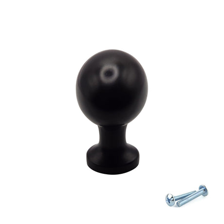 M4TEC Knob Handle Black VG8 Series - Bedrooms Plus