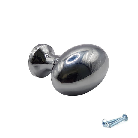 M4TEC Knob Handle Polished Chrome VG8 Series 25mm - Bedrooms Plus