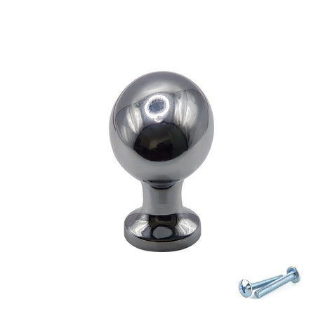 M4TEC Knob Handle Polished Chrome VG8 Series 25mm - Bedrooms Plus