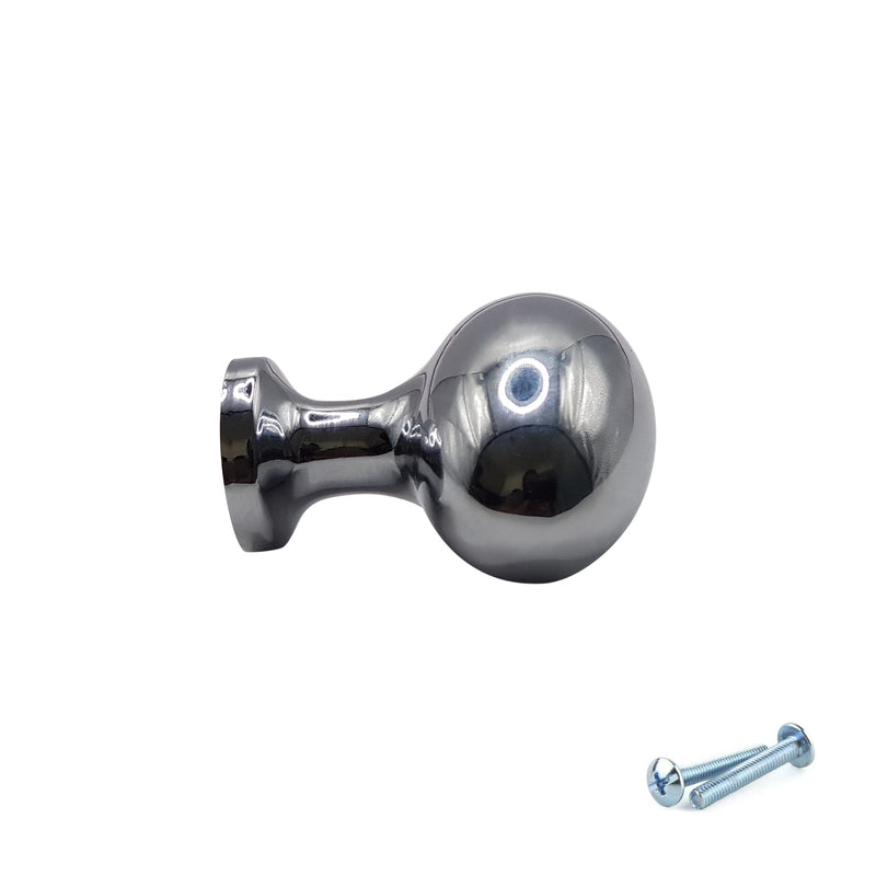 M4TEC Knob Handle Polished Chrome VG8 Series 25mm - Bedrooms Plus