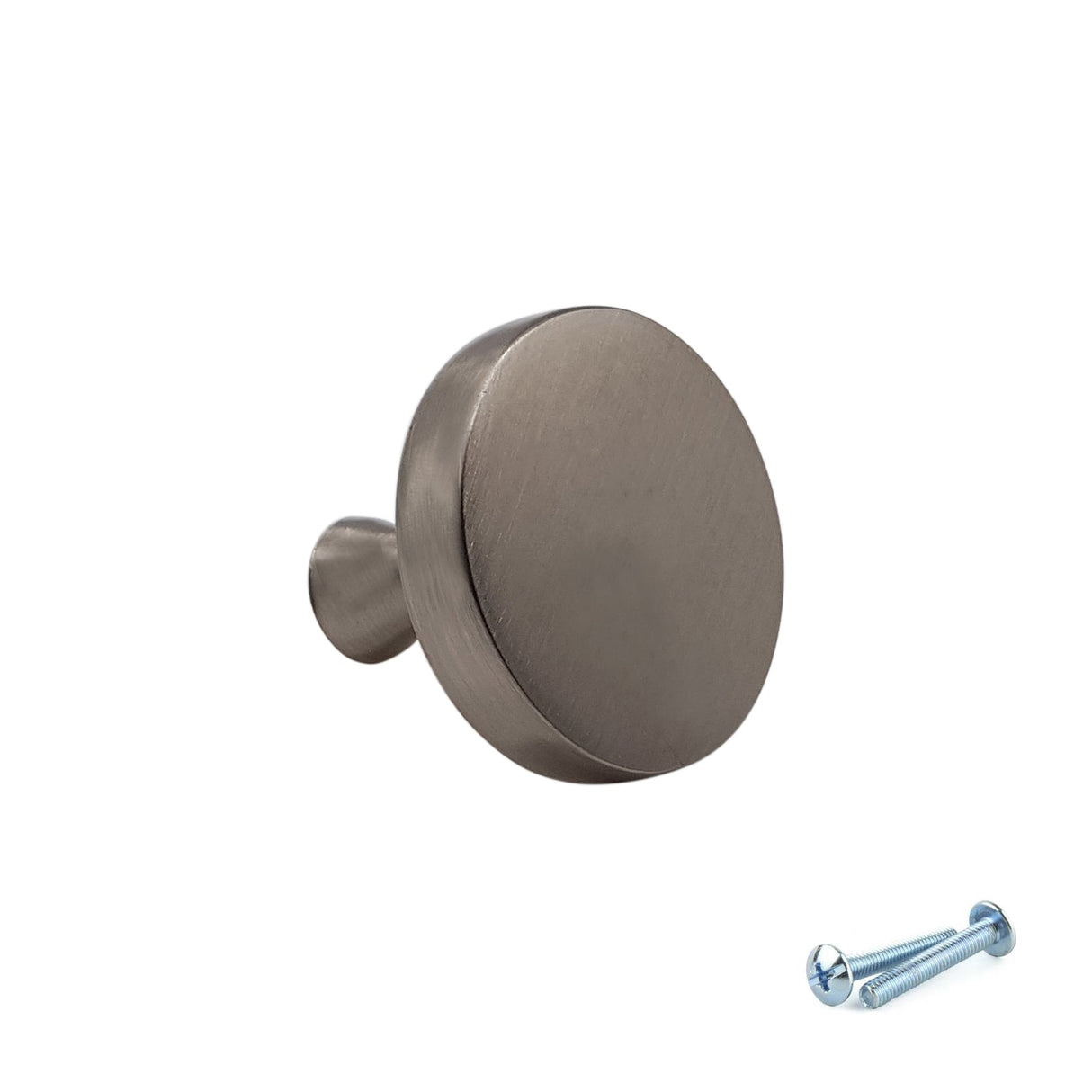 M4TEC Matt Satin Nickel Knob Handle: VE3 series - Bedrooms Plus