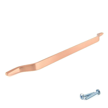 M4TEC Mossdale Z8 Matt Copper Cupboard Door Handle – 320mm Hole Centres - Bedrooms Plus