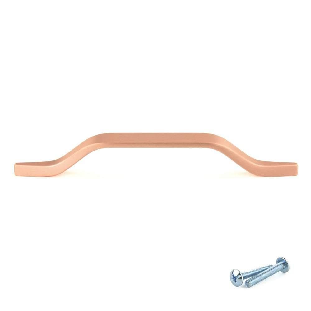 M4TEC Mossdale Z8 Matt Copper Cupboard Door Handle – 320mm Hole Centres - Bedrooms Plus