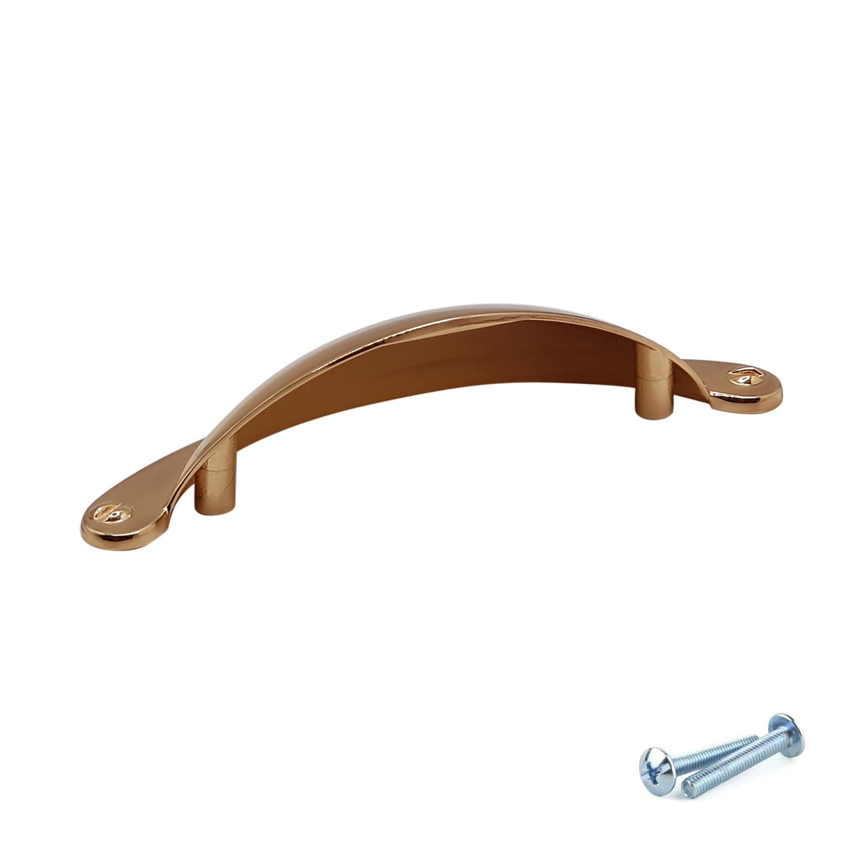 M4TEC Polished Brass Medium Cup Handle: VD9 series - Bedrooms Plus