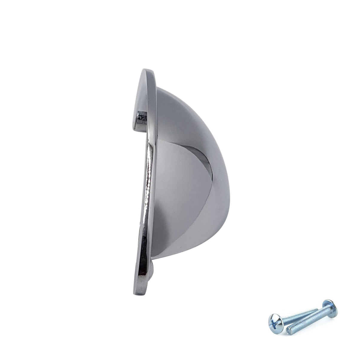 M4TEC Polished Chrome Cup Handle – Door, Drawer & Cupboard Pull (VD9 Series) - Bedrooms Plus