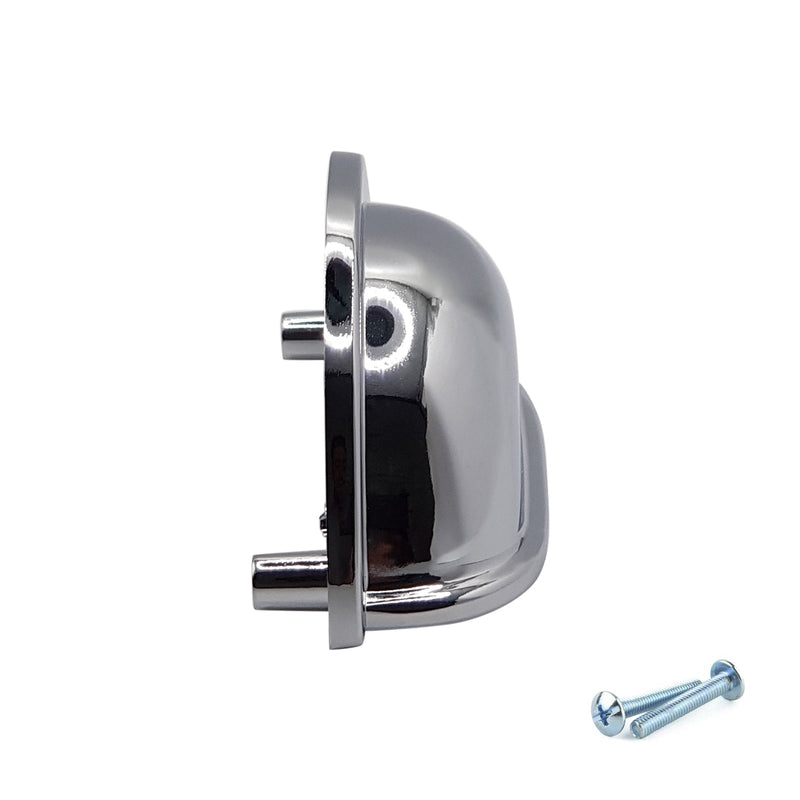 M4TEC Polished Chrome Cup Handle: VD7 series - Bedrooms Plus