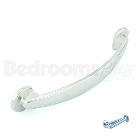 Matt Nickel Cabinet & Cupboard Pull Handle – M4TEC Cairn L6 - Bedrooms Plus