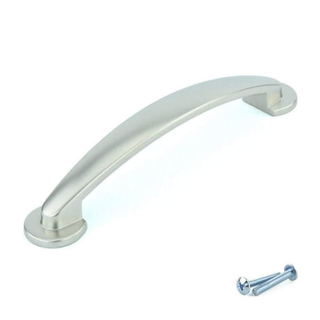 Matt Nickel Cabinet & Cupboard Pull Handle – M4TEC Cairn L6 - Bedrooms Plus