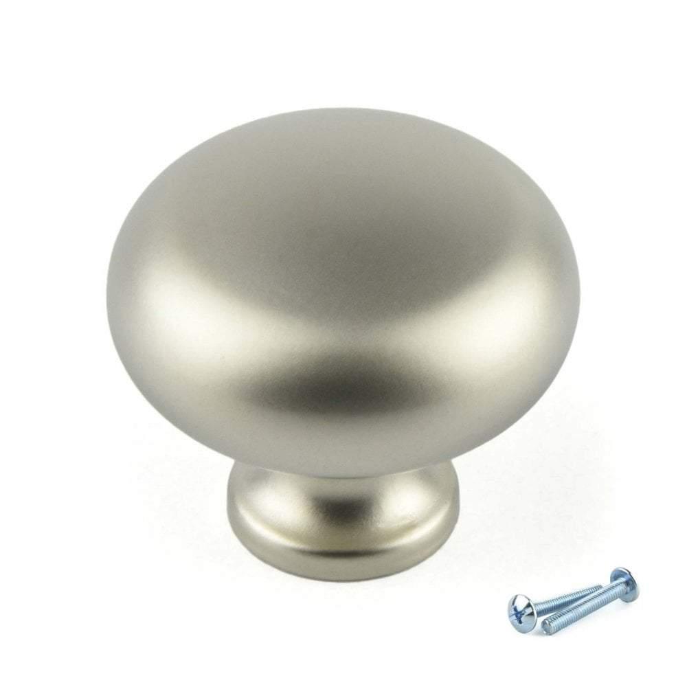 Matt Nickel Cupboard Knob Handle M4TEC Dunoon C8 - Bedrooms Plus