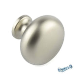 Matt Nickel Cupboard Knob Handle M4TEC Dunoon C8 - Bedrooms Plus