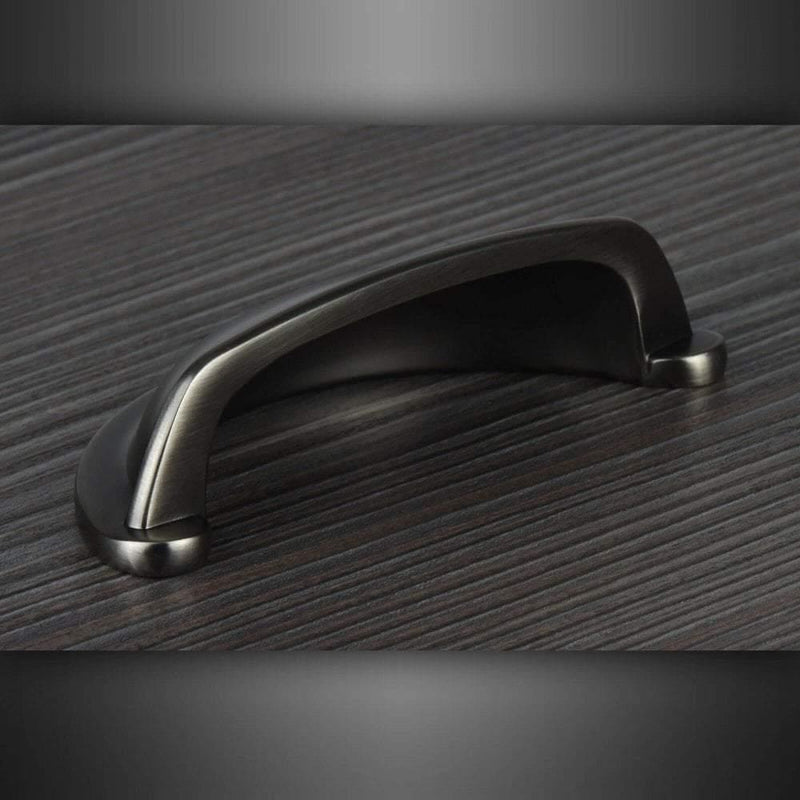 Pewter Drawer Cup Pull Handle M4TEC Dalmally D7 - Bedrooms Plus