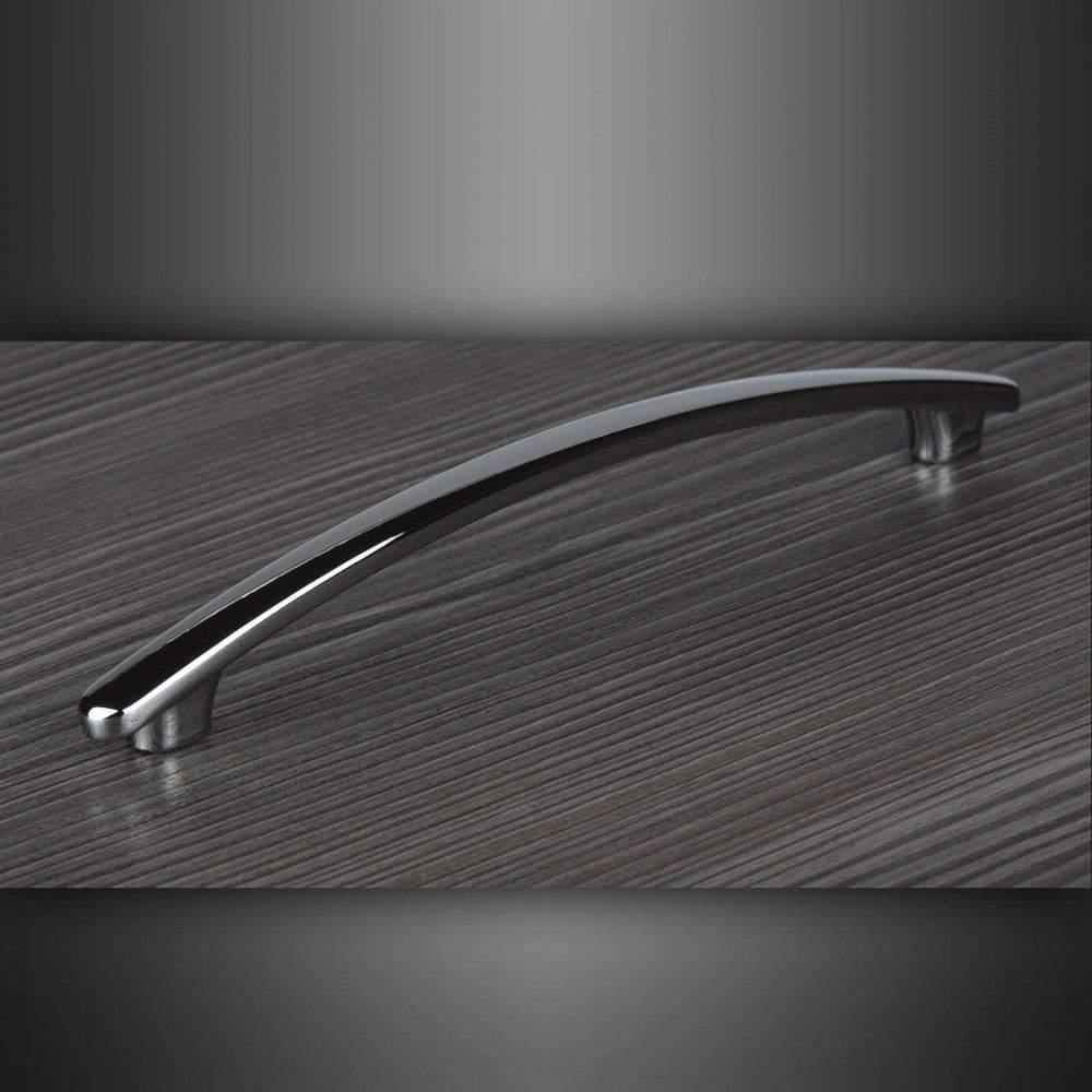 Polished Chrome Cupboard Door Handle M4TEC Cookney B8 - Bedrooms Plus