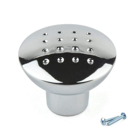 Polished Chrome Cupboard Knob Handle M4TEC Durness C9 - Bedrooms Plus