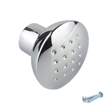 Polished Chrome Cupboard Knob Handle M4TEC Durness C9 - Bedrooms Plus