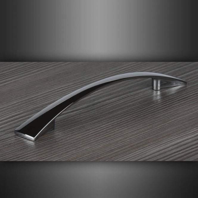 Polished Chrome Tapered Cabinet & Cupboard Handle – M4TEC Elgin D6 - Bedrooms Plus