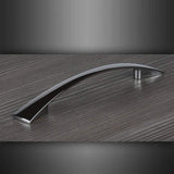 Polished Chrome Tapered Cabinet & Cupboard Handle – M4TEC Elgin D6 - Bedrooms Plus