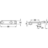 Soft Close Damper & Bracket - Bedrooms Plus