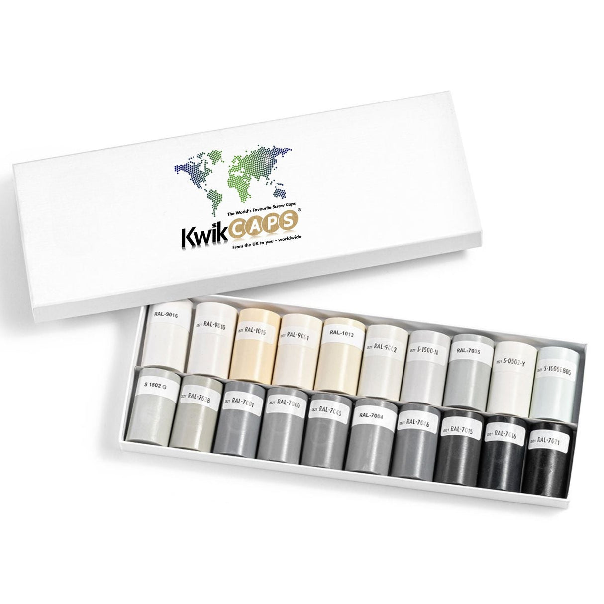 Soft Wax Furniture Repair Crayons Colour KwikCaps Match Kit 20 RAL - Neutral Colours - Bedrooms Plus