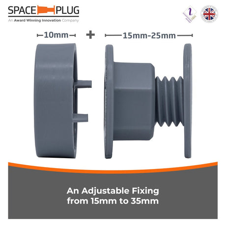 Space Plug Mini 25 Pack - 15 - 35mm Gaps - Bedrooms Plus