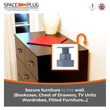 Space Plug Mini 25 Pack - 15 - 35mm Gaps - Bedrooms Plus