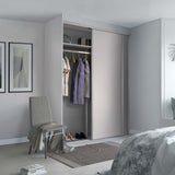 Spacepro Classic 2 Door sliding wardrobe Kit Cashmere Panel (w)1793mm - Bedrooms Plus
