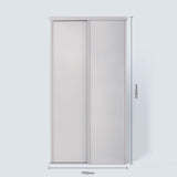 Spacepro Classic 2 Door sliding wardrobe Kit Cashmere Panel (w)1793mm - Bedrooms Plus