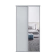 Spacepro Classic 2 Door sliding wardrobe Kit Dove Grey frame 1 x Panel 1 x Mirror (w)1793mm - Bedrooms Plus
