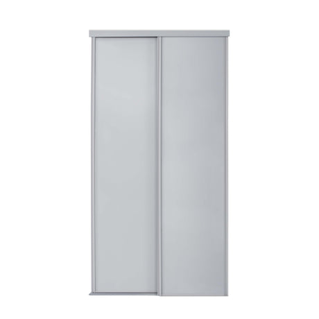 Spacepro Classic 2 Door sliding wardrobe Kit Dove Grey Panel (w)1185mm - Bedrooms Plus