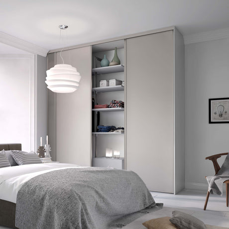 Spacepro Classic 3 Door sliding wardrobe Kit Cashmere Panel (w)2216mm - Bedrooms Plus
