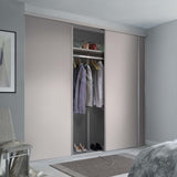 Spacepro Classic 3 Door sliding wardrobe Kit Cashmere Panel (w)2216mm - Bedrooms Plus