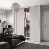 Spacepro Classic 3 Door sliding wardrobe Kit Cashmere Panel (w)2216mm - Bedrooms Plus