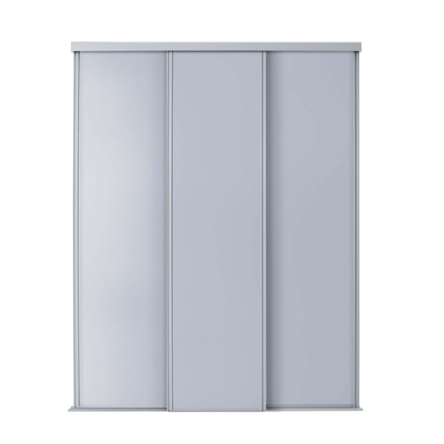 Spacepro Classic 3 Door sliding wardrobe Kit Dove Grey Panel (w)2216mm - Bedrooms Plus