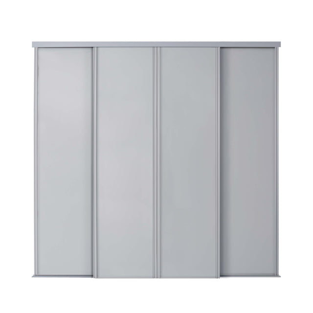 Spacepro Classic 4 Door sliding wardrobe Kit Dove Grey Panel (w)2978mm - Bedrooms Plus