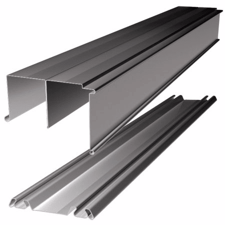 SpacePro E Track Set For Made To Measure Doors up to 4555mm - Bedrooms Plus