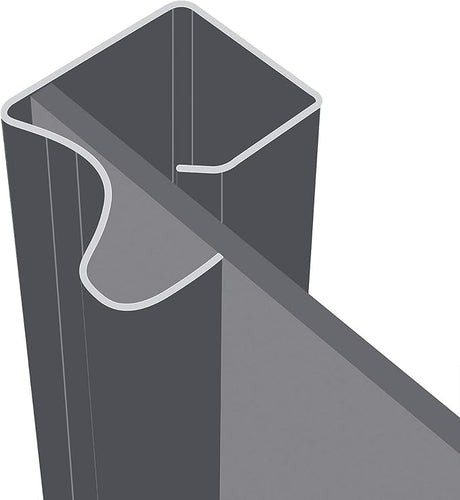 Spacepro Graphite Grey Heritage 4 Door Sliding Wardrobe Door Kit with Mirror & Wood Panels | Fits 2390mm width - Bedrooms Plus