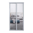 Spacepro Shaker 2 Door sliding wardrobe Kit Mirror Dove Grey frame (w)1149mm - Bedrooms Plus