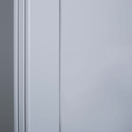 Spacepro Shaker 2 Door sliding wardrobe Kit Mirror Walnut frame (w)1449mm - Bedrooms Plus