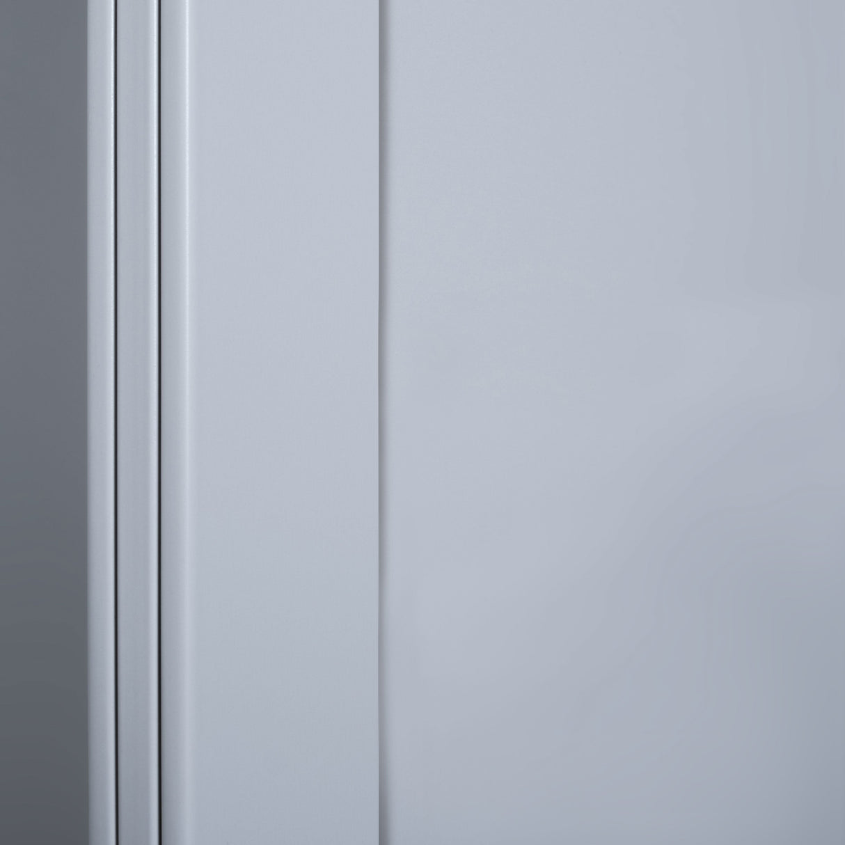 Spacepro Shaker 2 Door sliding wardrobe Kit Mirror White frame (w)1145mm - Bedrooms Plus