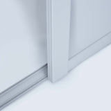 Spacepro Shaker 2 Door sliding wardrobe Kit Mirror White frame (w)1753mm - Bedrooms Plus