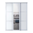 Spacepro Shaker 3 Door sliding wardrobe Kit Mirror White frame (w)2592mm - Bedrooms Plus
