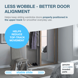 SpacePro Stanley Acme Sliding Wardrobe Door Top Guide 17 - 1603Y - 002 - Bedrooms Plus