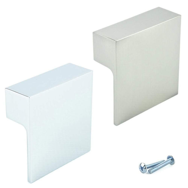 Square Cupboard Knob Handle M4TEC Inverbeg Q6 - Bedrooms Plus