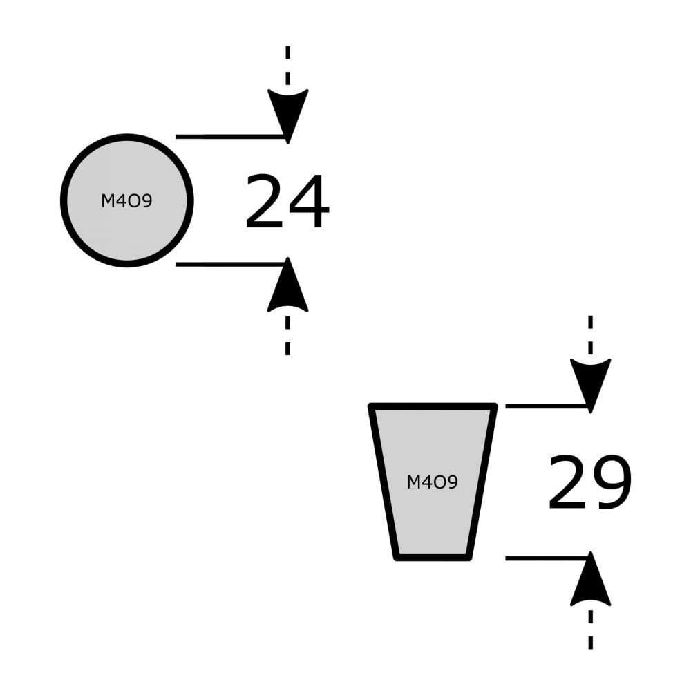 Stainless Steel Cupboard Knob Cabinet Handle – M4TEC Tyndrum O9 - Bedrooms Plus
