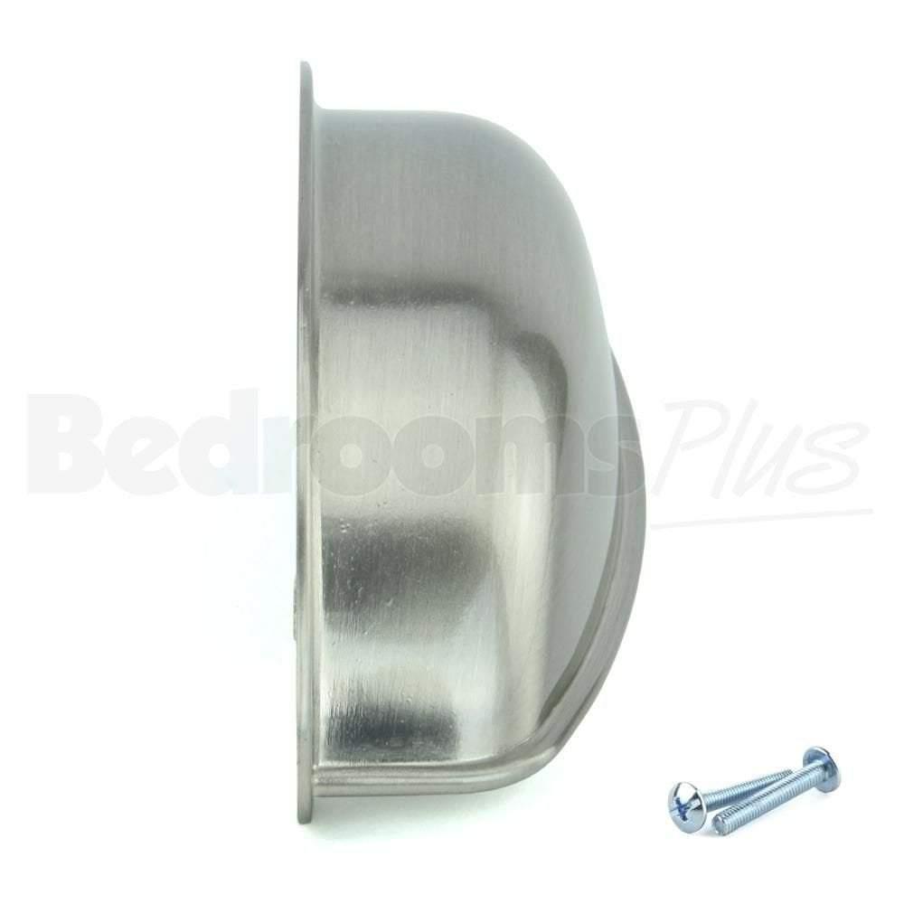 Stainless Steel Drawer Cup Pull Cabinet Handle M4TEC Cauldwell S4 - Bedrooms Plus