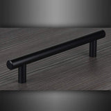 T - Bar Black Cupboard Door Cabinet Handle M4TEC Ballater D5 - Bedrooms Plus