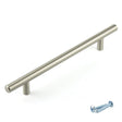 T - Bar Brushed Nickel Cupboard Door Cabinet Handle M4TEC Balintore D4 - Bedrooms Plus