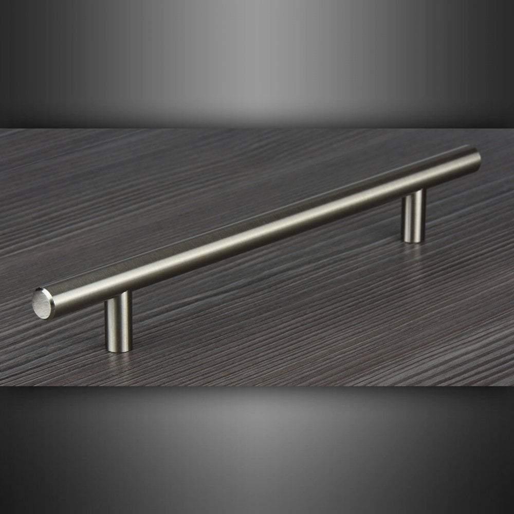 T - Bar Brushed Nickel Cupboard Door Cabinet Handle M4TEC Balintore D4 - Bedrooms Plus